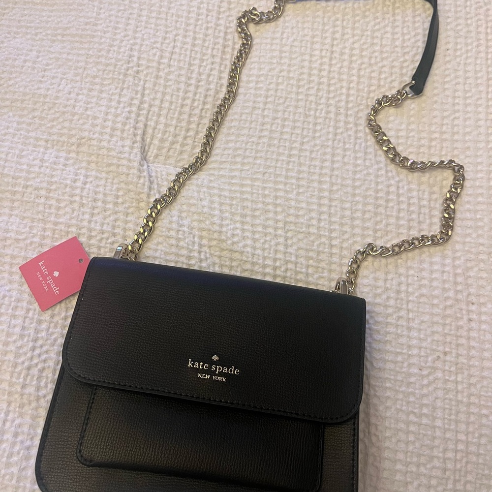 Kate Spade Black chain crossbody